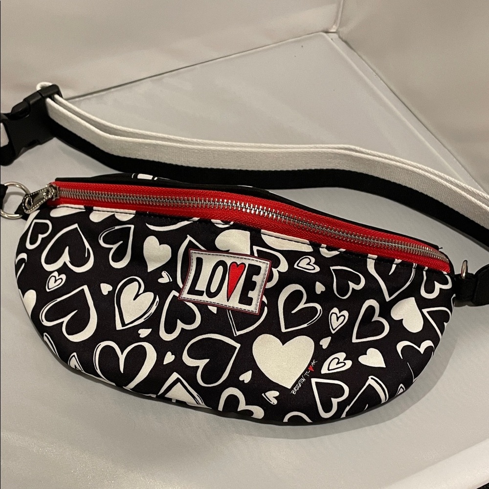 Brighton Love Heart Pattern Fannie Pack Bag